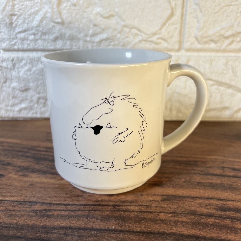Sandra Boynton No More Mr. Nice Guy Monster Mug • Vintage Coffee Cup